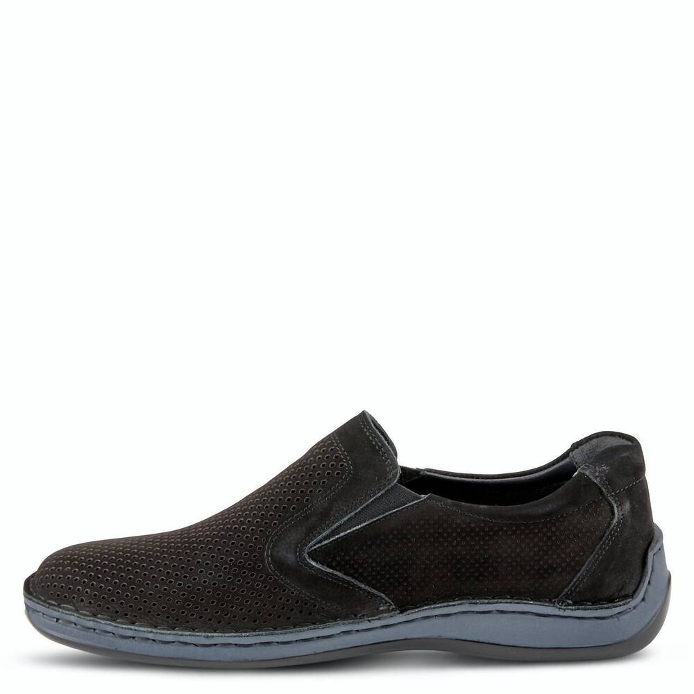 NEW SPRING STEP SHOES men's surano slip-on shoes in black multi